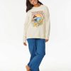 Women Rip Curl Hoodies & Fleece | Flora Desto Regular Crew