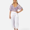 Women Rip Curl Shirts & Tops | Palm Party Top Purple