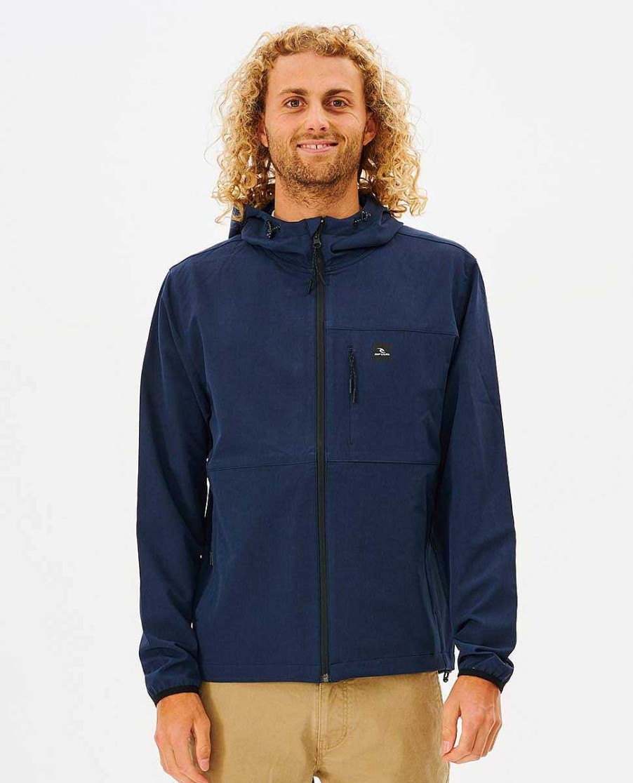 Men Rip Curl Jackets | Elite Anti-Series Zip Through Jacket