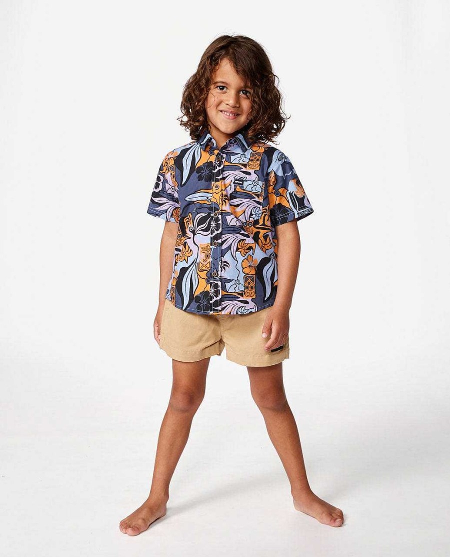 Boys Rip Curl Tops & Tees | Static Youth Shirt - Boys (1-8 Years) Multico