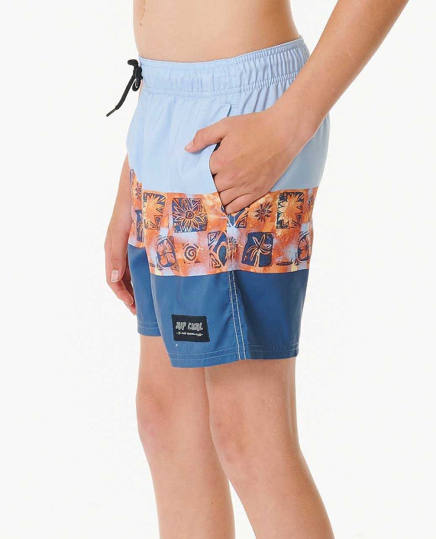 Boys Rip Curl Boardshorts | Pure Surf Block Volley - Boys (8-16 Years)