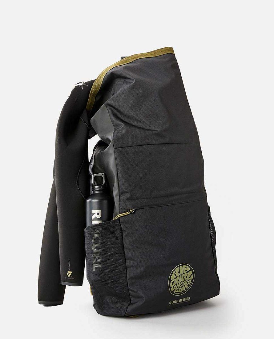 Men Rip Curl Backpacks & Bags | Surf Series 25L Ventura Backpack Black