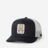 Men Rip Curl Hats & Beanies | Bells Pro 2024 Trucker Black