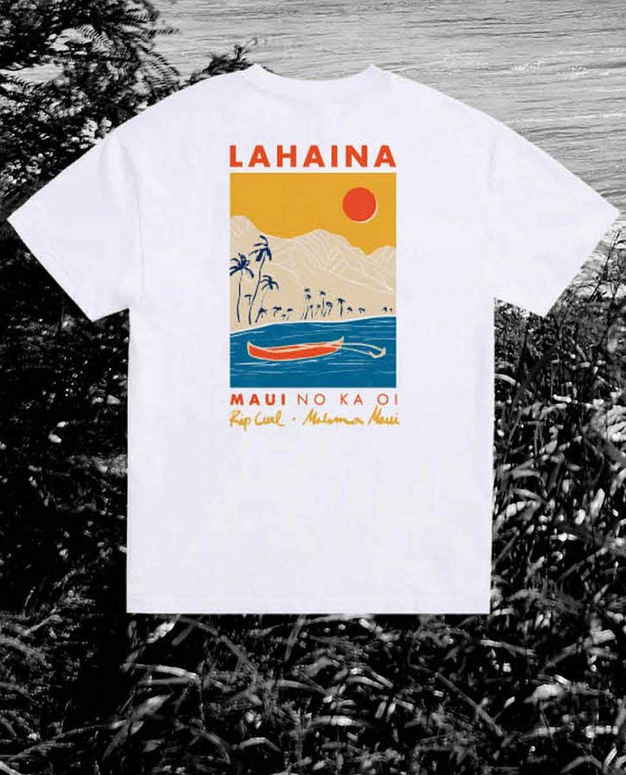 Women Rip Curl Tees & Tanks | Ohana Tee - Proceeds Benefiting Maui Wildfire Relief White