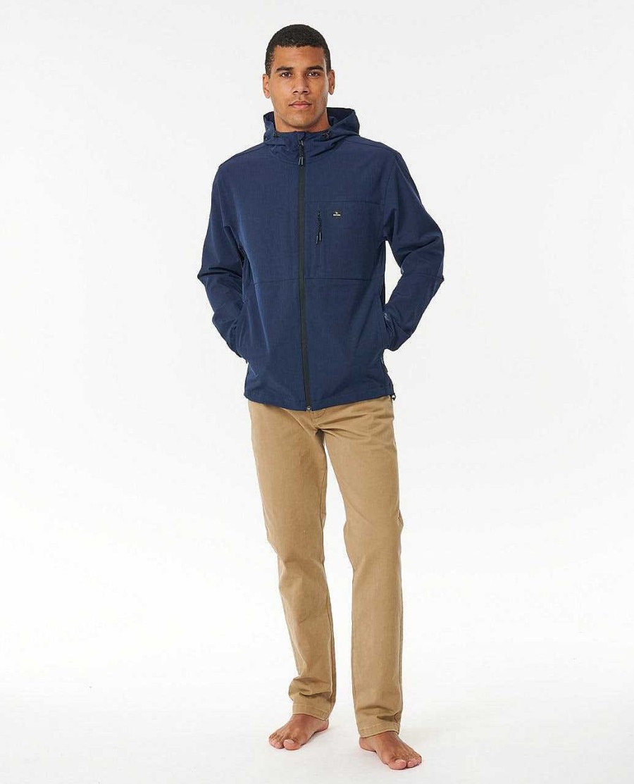 Men Rip Curl Jackets | Elite Anti-Series Zip Through Jacket