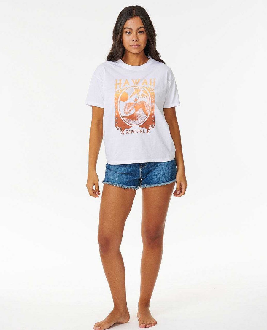 Women Rip Curl Tees & Tanks | Moonlight Relaxed Tee