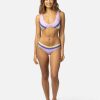 Women Rip Curl Bikini Bottoms | Sunrise Stripe Cheeky Coverage Hipster Bikini Bottom