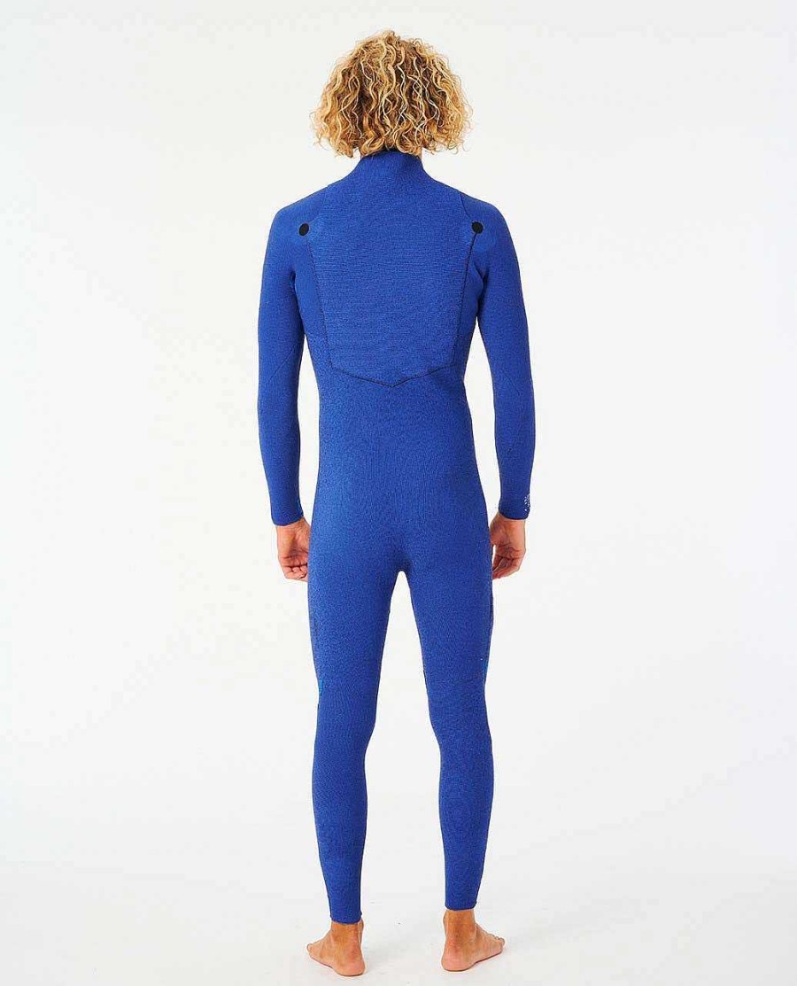 Men Rip Curl Fullsuits | E6 E-Bomb 3/2 Back Zip Wetsuit Black