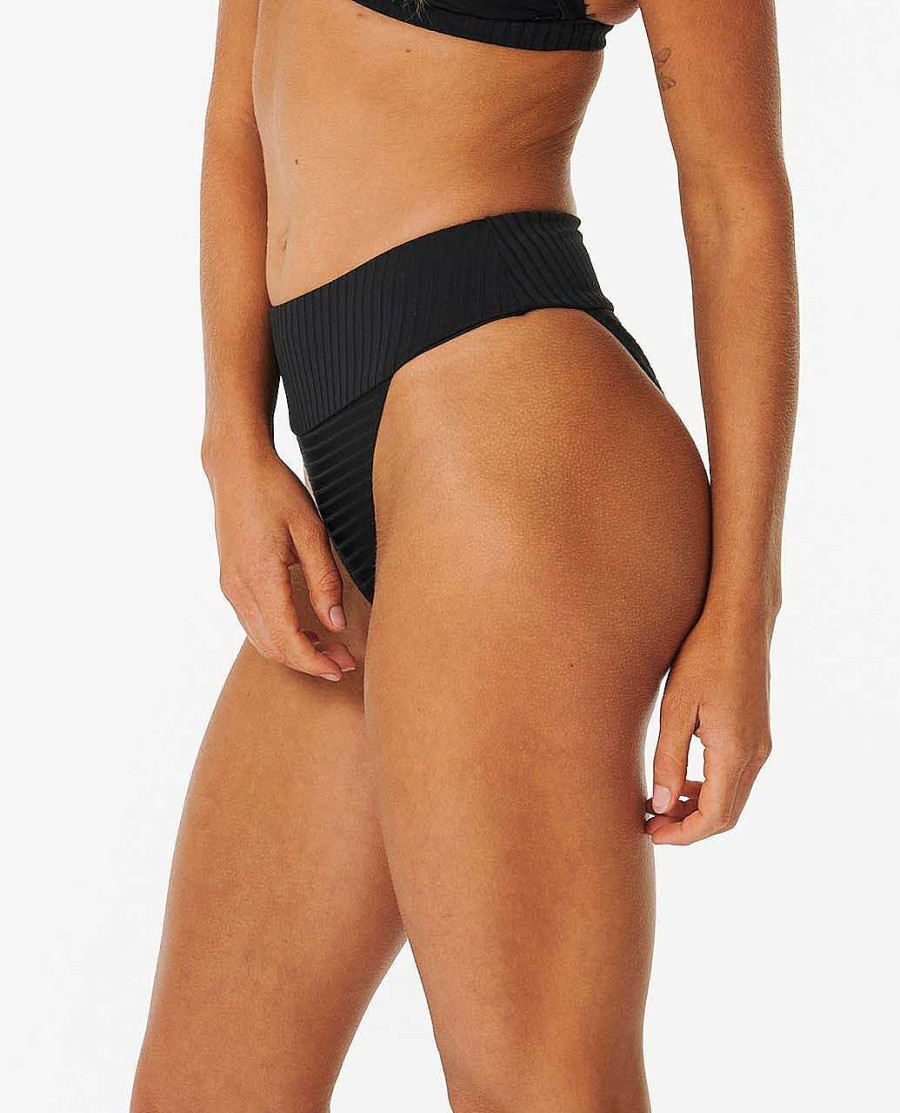 Women Rip Curl Bikini Bottoms | Premium Surf High Waist Cheeky Coverage Bikini Bottoms