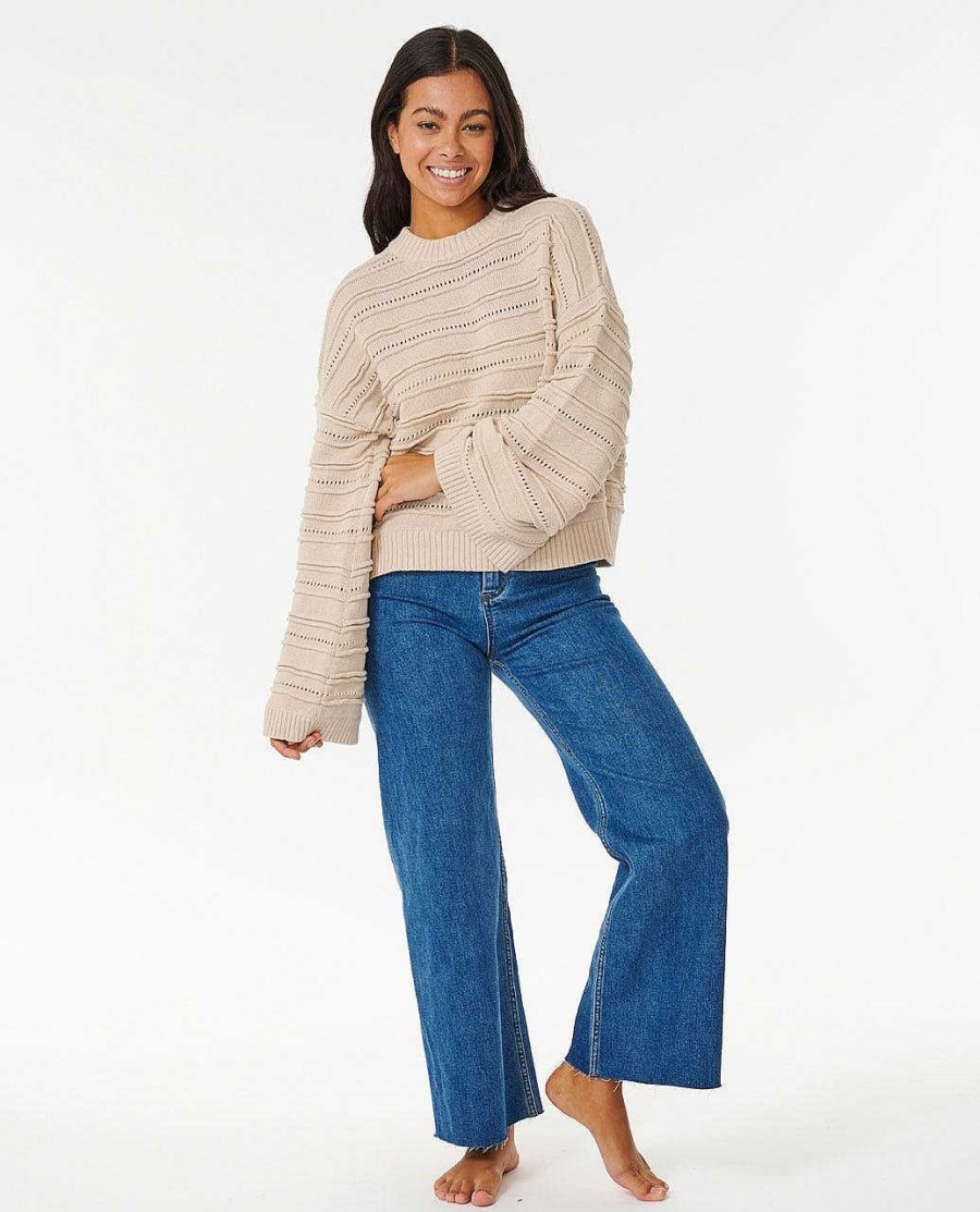 Women Rip Curl Sweaters | Pacific Dreams Sweater Cream