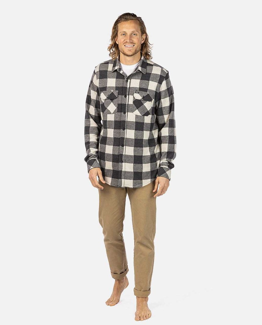 Men Rip Curl Shirts & Flannels | Grid Long Sleeve Shirt