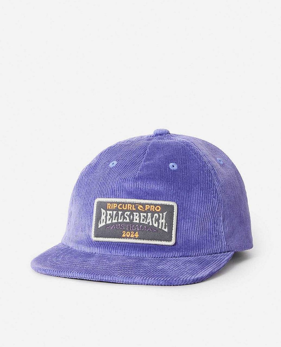 Men Rip Curl Hats & Beanies | Bells Pro 2024 Snapback Cap Dusty Purple