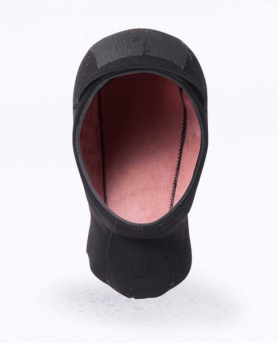 Men Rip Curl Booties Gloves & Hoods | Flashbomb 2Mm Gb Hood Black