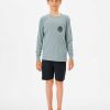 Kids Rip Curl Rash Guards & Vest | Icons Long Sleeve Upf Rash Guard - Boys (8-16 Years)