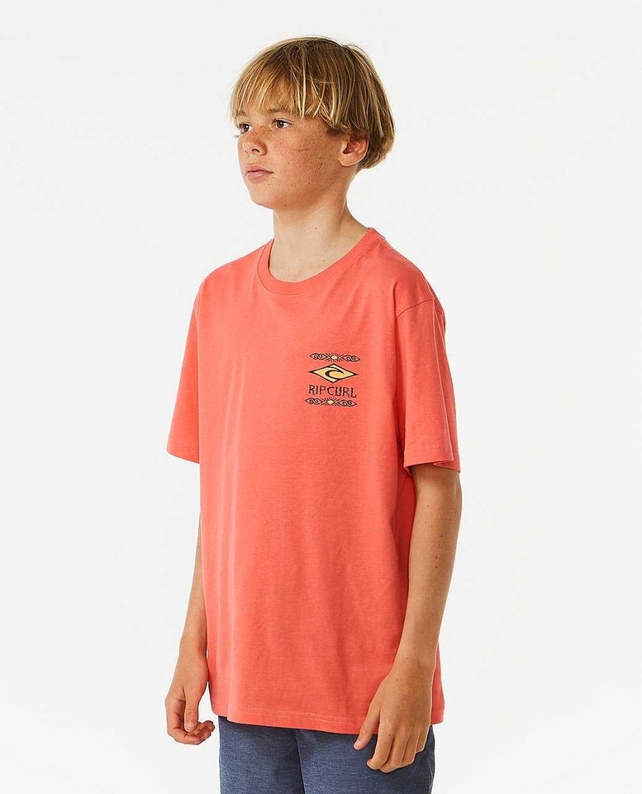 Boys Rip Curl Tops & Tees | Lost Islands Logo Tee - Boys (8-16 Years)