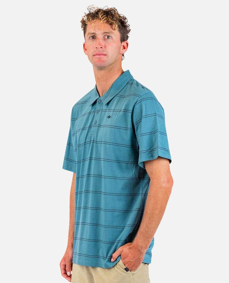 Men Rip Curl Shirts & Flannels | Plain Stripe Polo