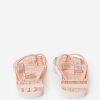 Women Rip Curl Sandals | Block Party Bloom Open Toe Bright Peach