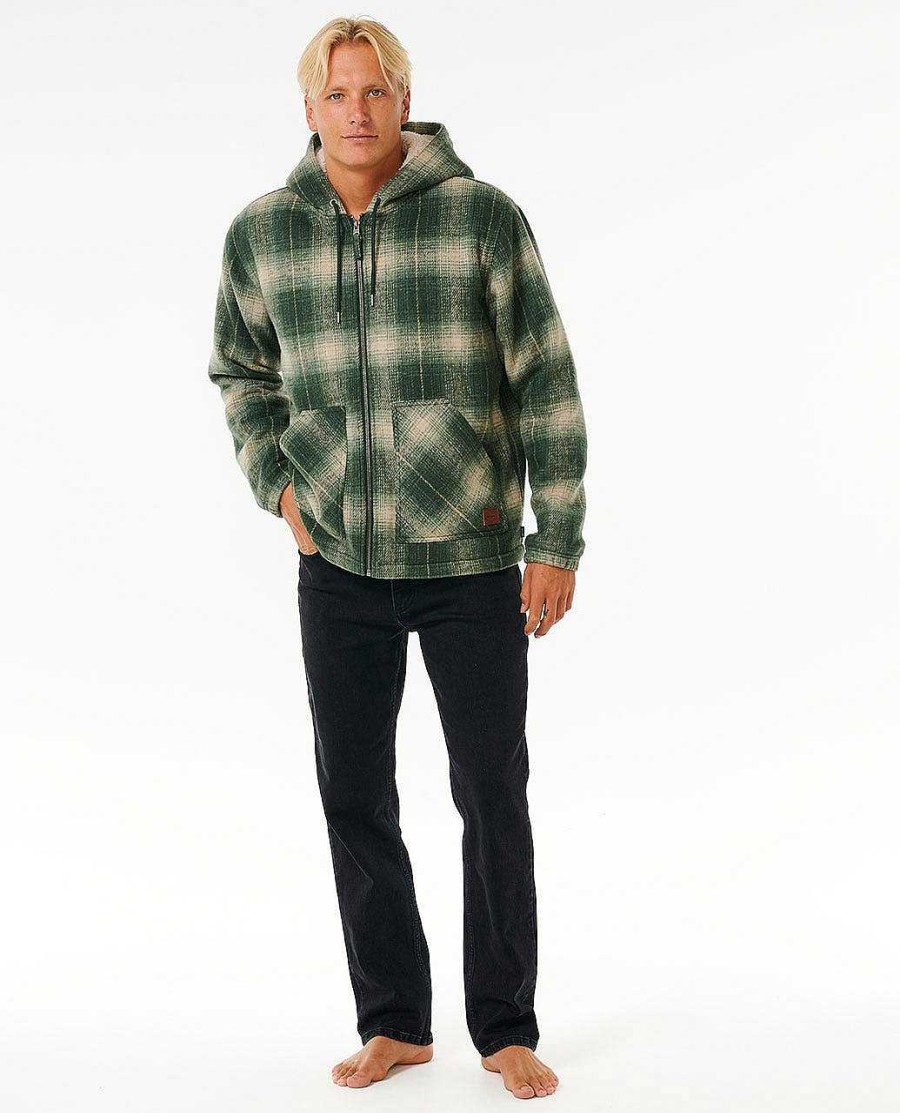 Men Rip Curl Jackets | Classic Surf Check Jacket