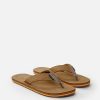 Men Rip Curl Sandals | Revival Leather Thongs