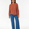 Women Rip Curl Sweaters | Classic Surf Knit Crew