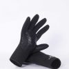 Men Rip Curl Booties Gloves & Hoods | Dawn Patrol 3Mm Gloves Black