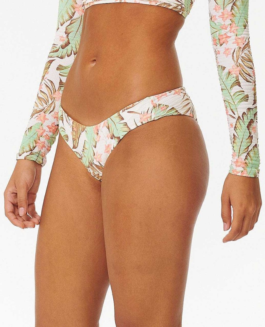 Women Rip Curl Bikini Bottoms | La Quinta Cheeky Coverage Bikini Bottoms