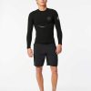 Men Rip Curl Jackets Vests & Bottoms | E-Bomb 1.5Mm Long Sleeve Wetsuit Jacket Black