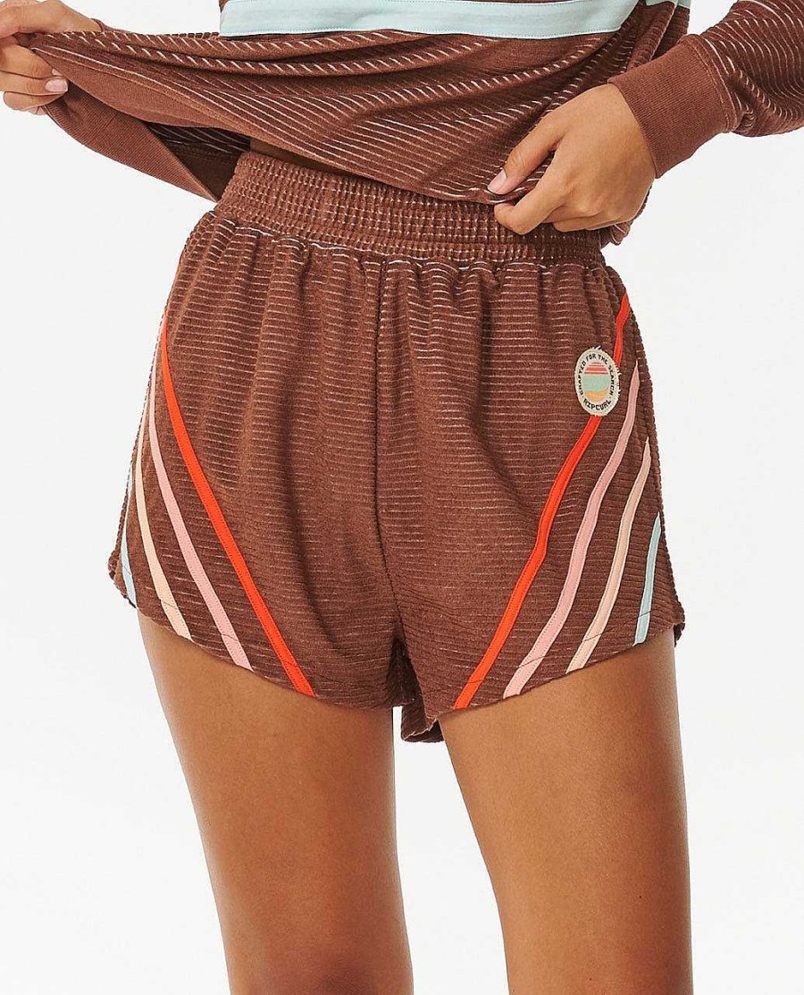 Women Rip Curl Shorts | Trails Fleece Short