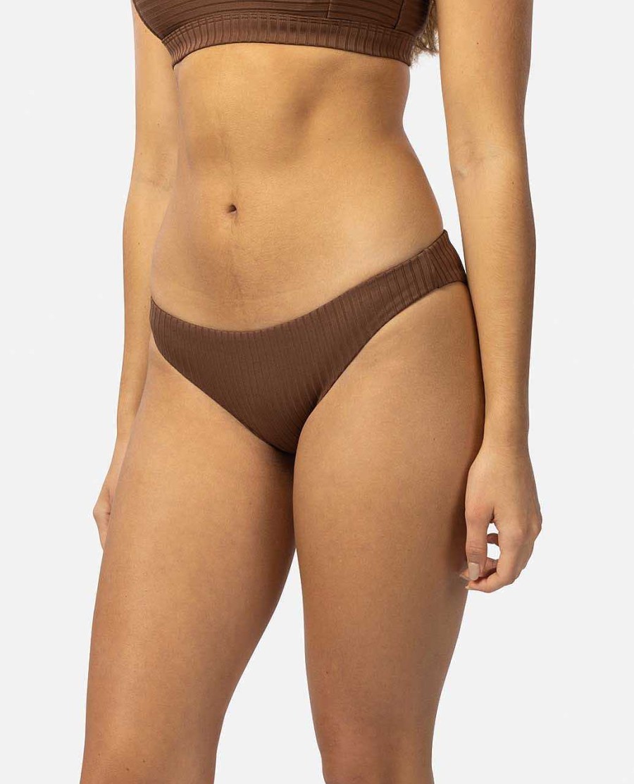 Women Rip Curl Bikini Bottoms | Premium Surf Cheeky Coverage Bikini Bottoms