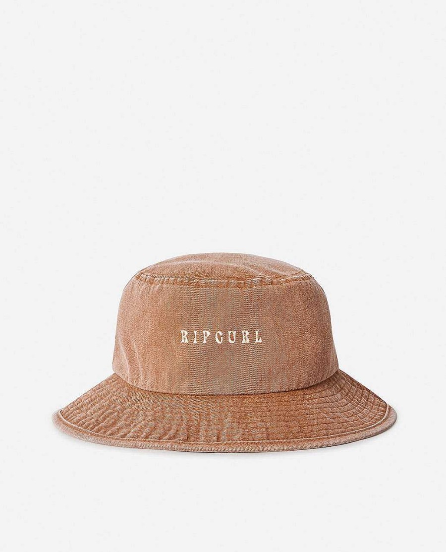 Women Rip Curl Hats & Beanies | Washed Upf Mid Brim Hat