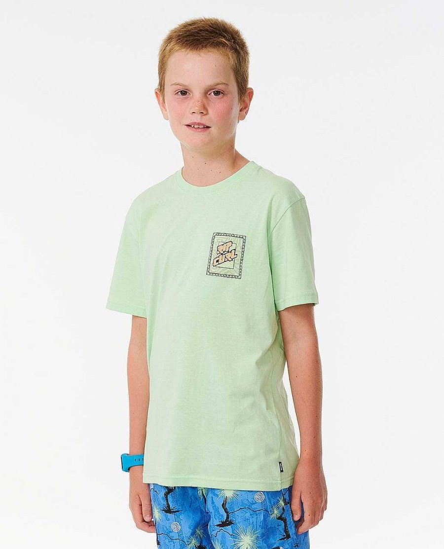 Boys Rip Curl Tops & Tees | Shred Rock Logo Tee - Boys (8-16 Years)