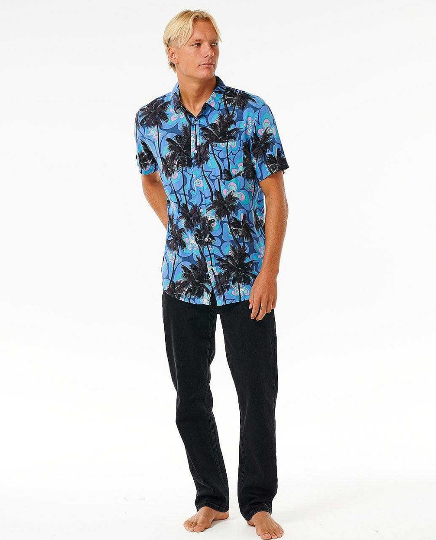 Men Rip Curl Shirts & Flannels | Barrel Killa Short Sleeve Shirt