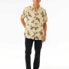 Men Rip Curl Shirts & Flannels | Surf Revival Floral Short Sleeve Shirt