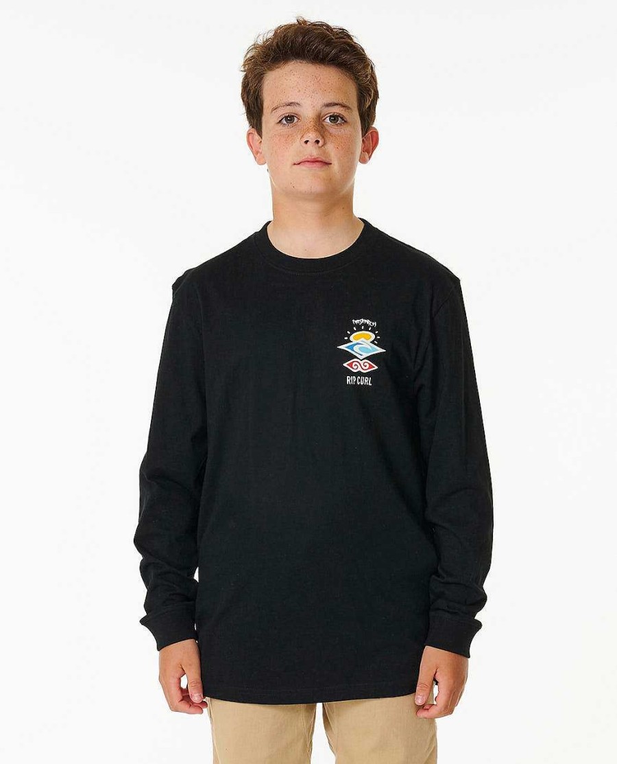 Boys Rip Curl Tops & Tees | Search Icon Long Sleeve Tee - Boys (8-16 Years)