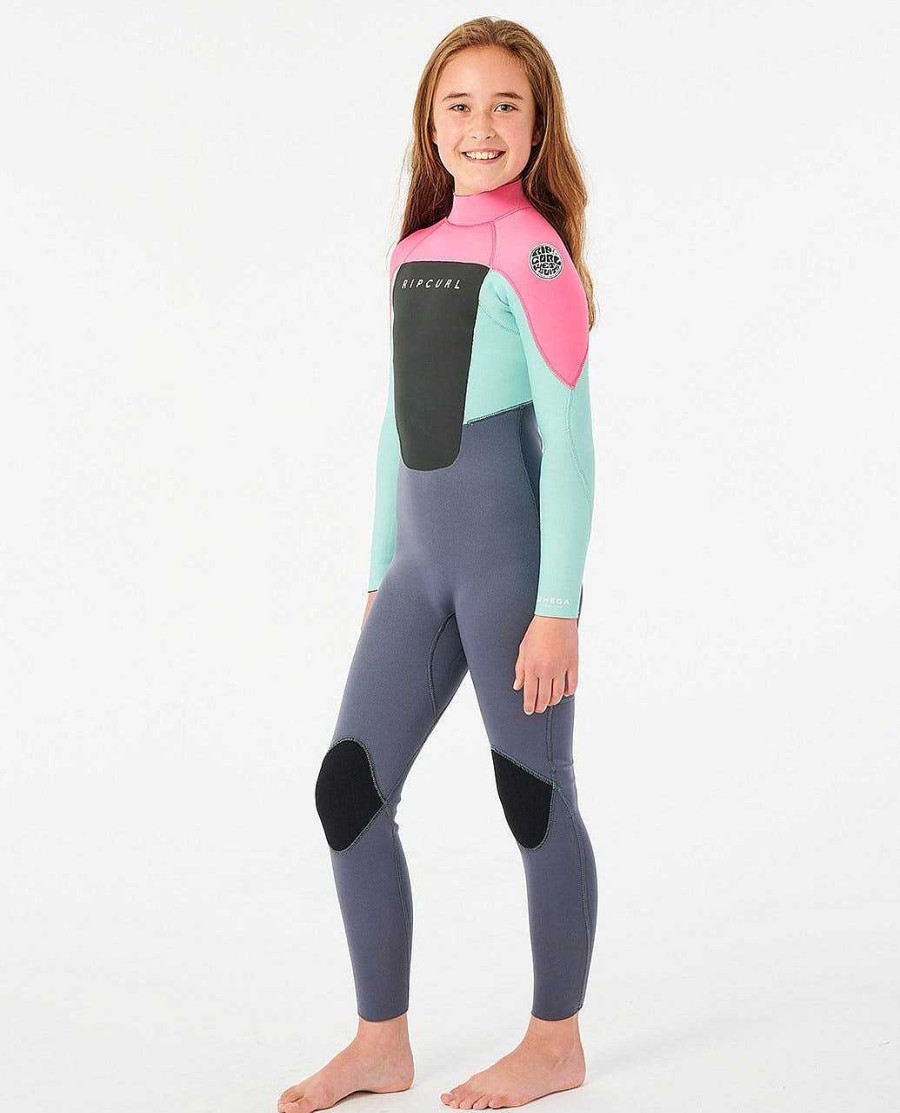 Kids Rip Curl Fullsuits | Junior'S Omega 4/3 Back Zip Wetsuit (8 - 16 Years)