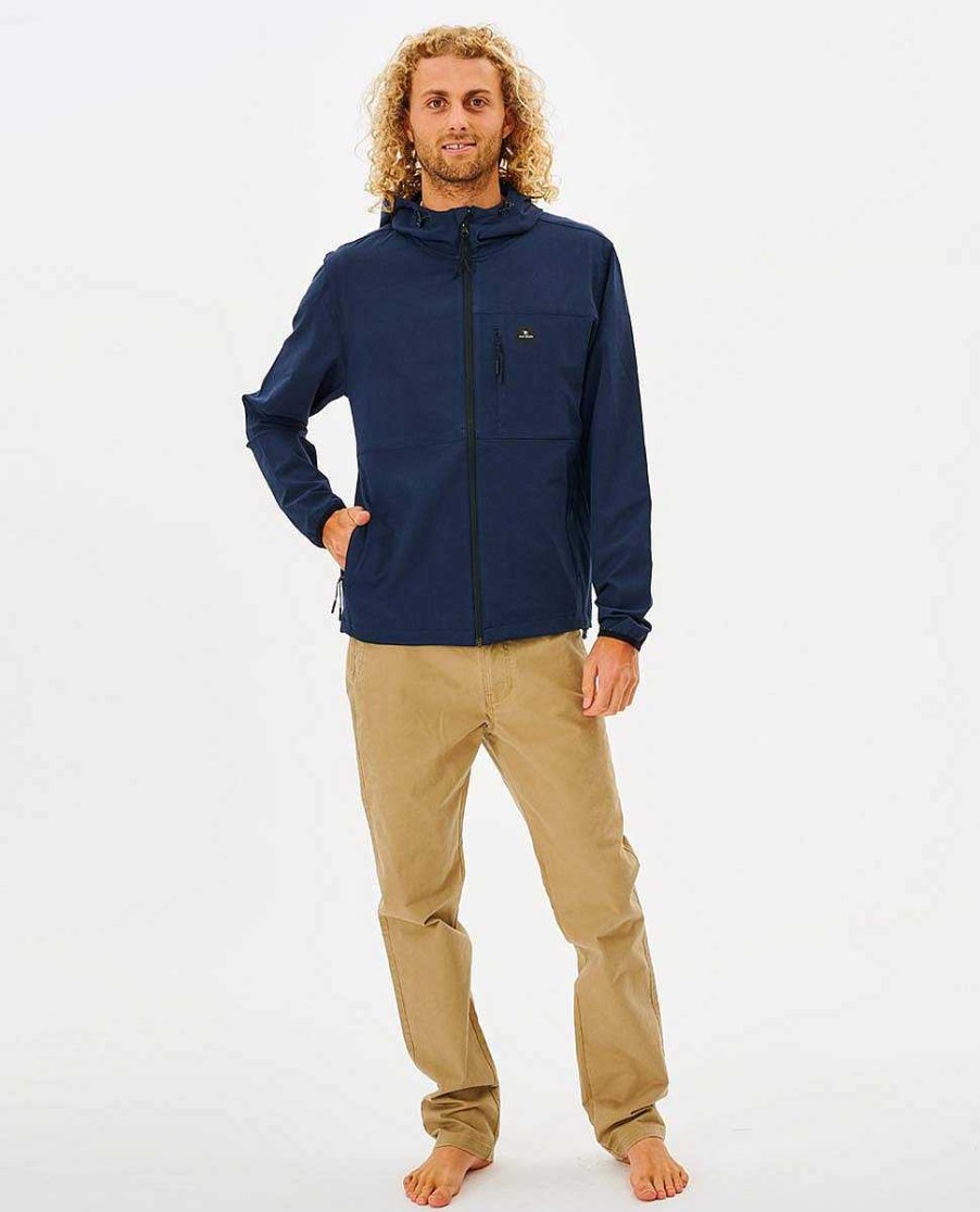 Men Rip Curl Jackets | Elite Anti-Series Zip Through Jacket