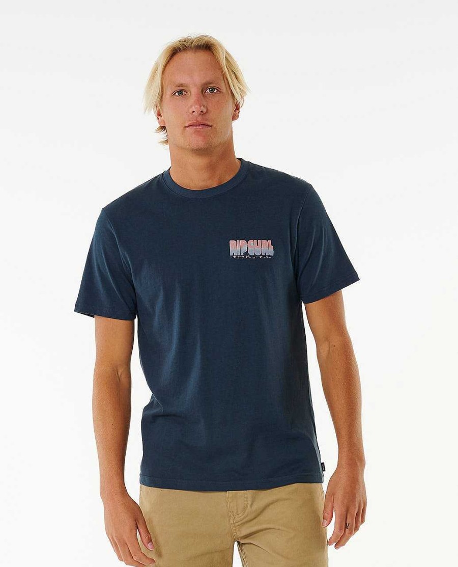 Men Rip Curl Tees & Tanks | Sur Revival Repeater Tee