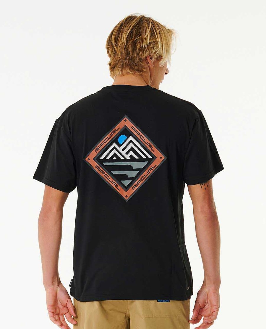 Men Rip Curl Tees & Tanks | Vaporcool Journeys Peak Tee