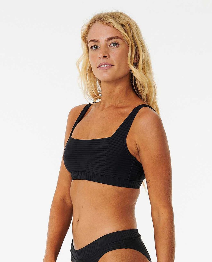 Women Rip Curl Bikini Tops | Premium Surf D-Dd Crop Bikini Top