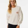 Women Rip Curl Hoodies & Fleece | Mystic Drop Shoulder Crew