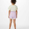 Girls Rip Curl Shorts | Surf Revival Fleece Short - Girls (1-8 Years) Orchid Mist