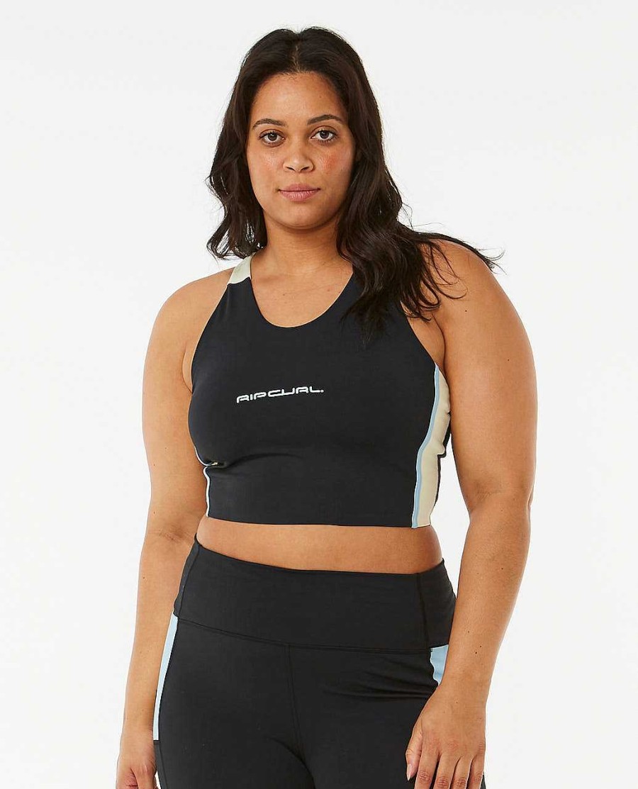 Women Rip Curl Tees & Tanks | Run Swim Surf Revival Crop