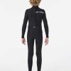 Kids Rip Curl Fullsuits | Junior Dawn Patrol Back Zip 4/3Mm Wetsuit Steamer