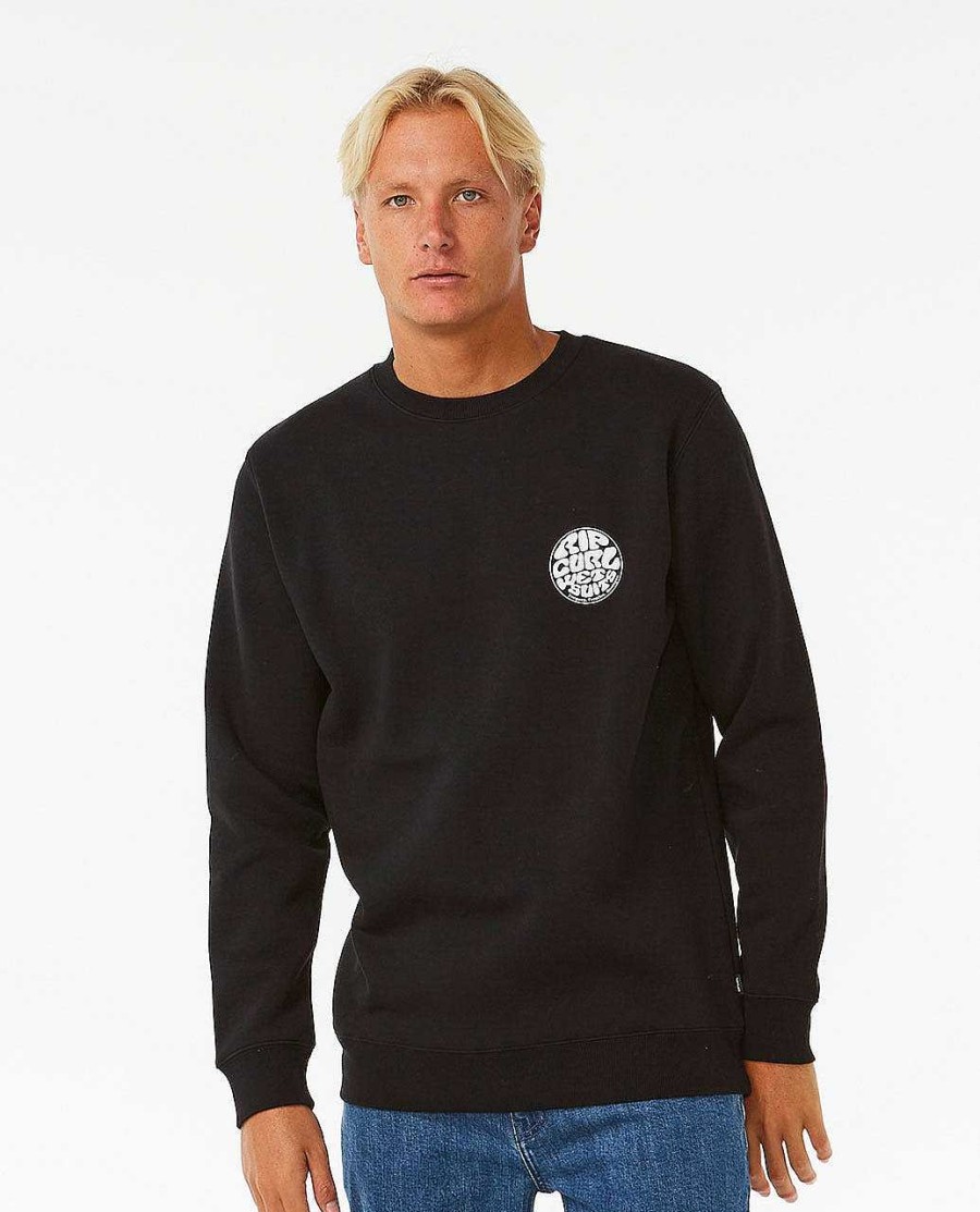 Men Rip Curl Hoodies & Fleece | Wettie Icon Crew