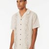 Men Rip Curl Shirts & Flannels | Mod Tropics Vert Short Sleeve Shirt