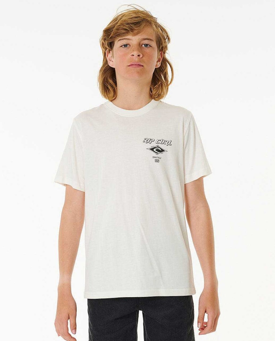 Boys Rip Curl Tops & Tees | Fadeout Icon Tee - Boys (8-16 Years)