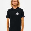 Men Rip Curl Rash Guards | Icons Of Surf Short Sleeve Upf Rash Guard