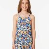 Girls Rip Curl Dresses & Rompers | Holiday Tropics Romper - Girls (8-14 Years) Multico