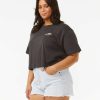 Women Rip Curl Tees & Tanks | Rolling Curl Crop Tee