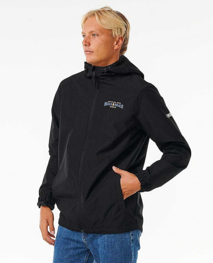 Men Rip Curl Jackets | Bells Pro Jacket 2024 Black